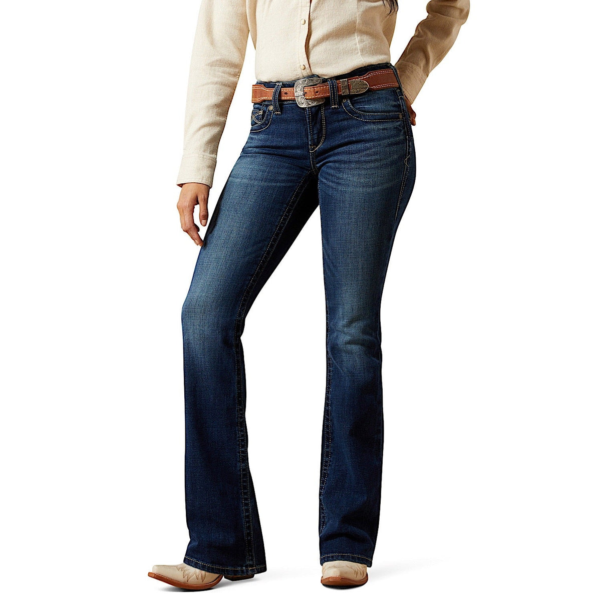 Ariat Womens Perfect Rise Adalynne Boot Cut Jeans - Barryessa