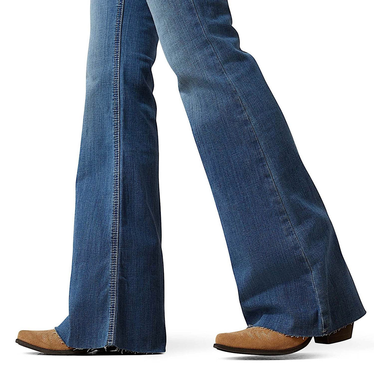 Ariat Womens Perfect Rise Andrea Flare Jeans - Belfaire