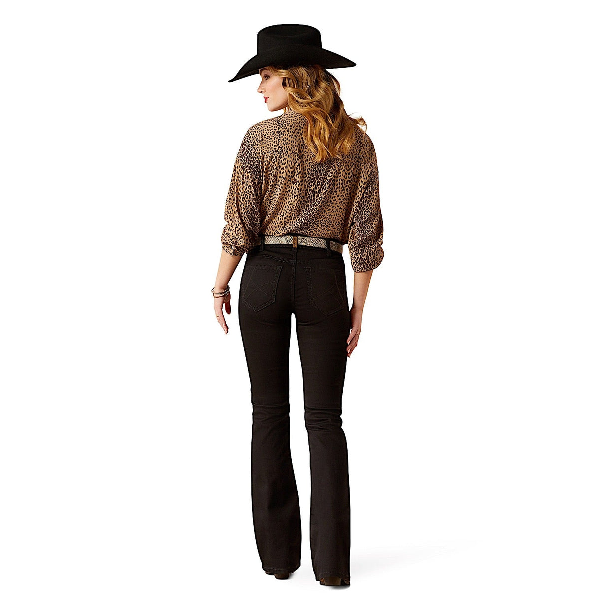 Ariat Women’s Perfect Rise Boot Cut Jean - Ella Black