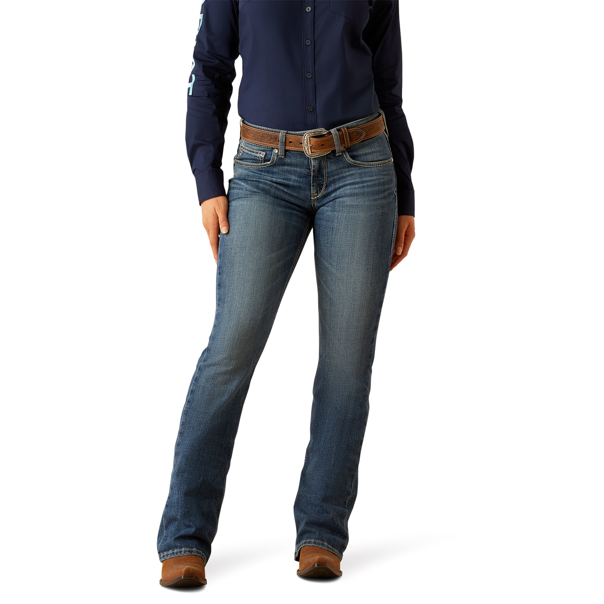 Ariat Womens Perfect Rise Byrdie Boot Cut Jeans - Toronto