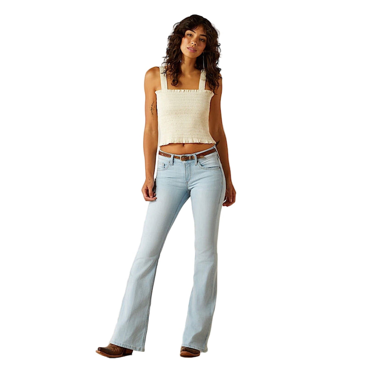 Ariat Womens Perfect Rise June Flare Jeans - Idaho