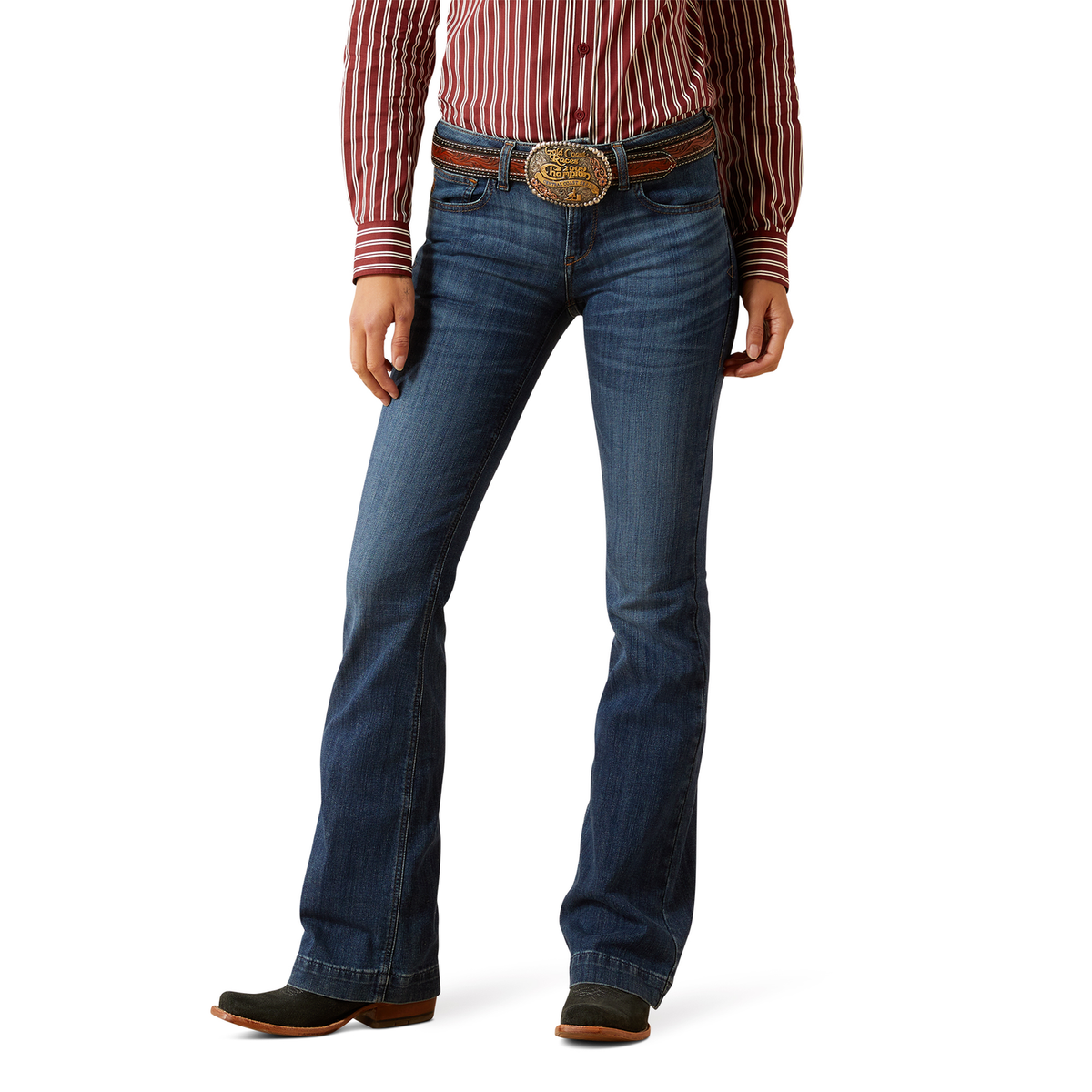 Ariat Womens Perfect Rise Slim Denim Trouser - Bessie Irvine