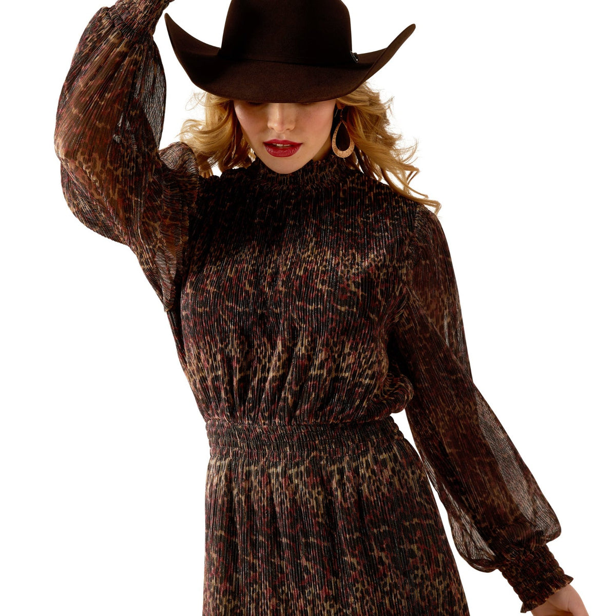 Ariat Women’s Plume Dress - Leopard Mesh