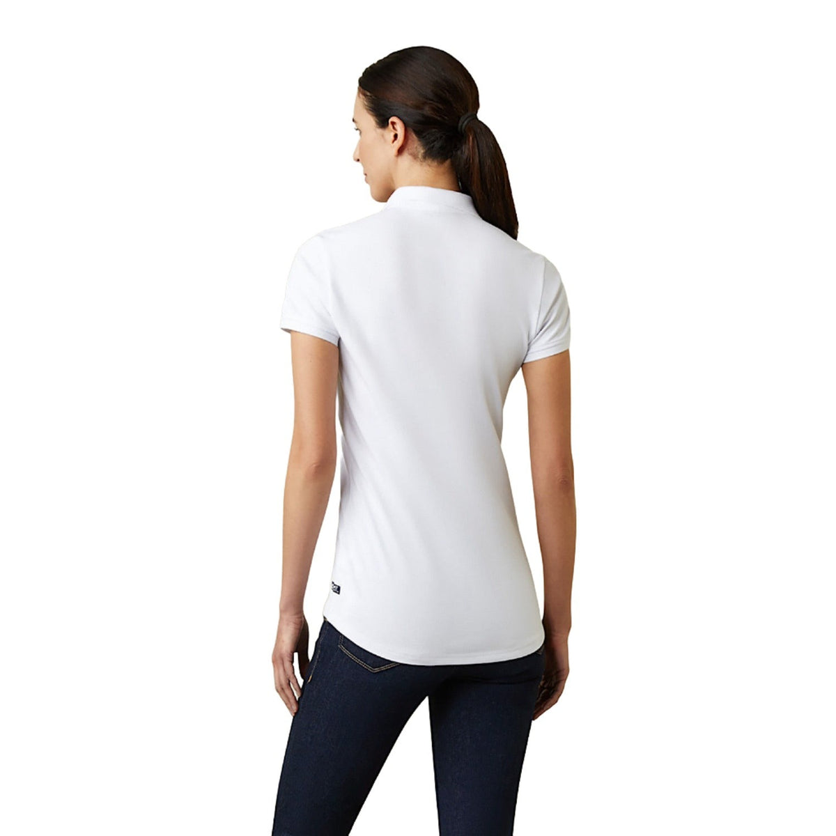 Ariat Womens Prix 2.0 Polo White - Ariat Womens Tops