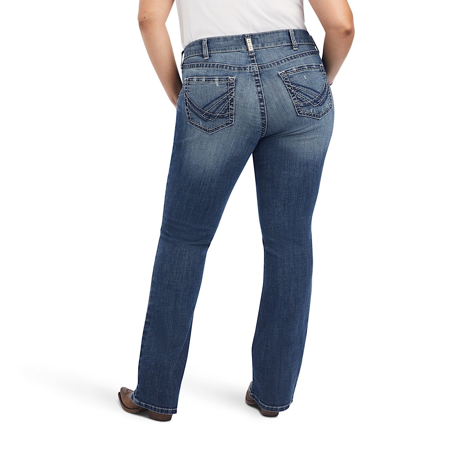 (取寄) アリアット レディース リアル ミッドライズ ラクエル ブーツカット ジーンズ Ariat women R.E.A.L. Mid-Rise Raquel Bootcut Jeans Canadian ariat-womens-r-e-a-l-mid-rise-