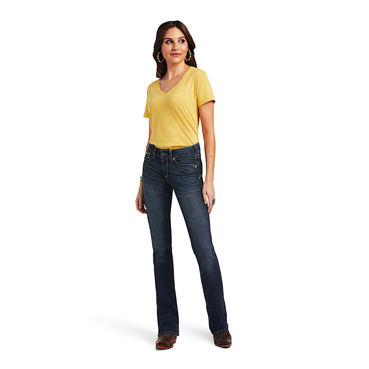 Ariat Women’s R.E.A.L Perfect Rise Lexie Boot Cut Jean - Missouri