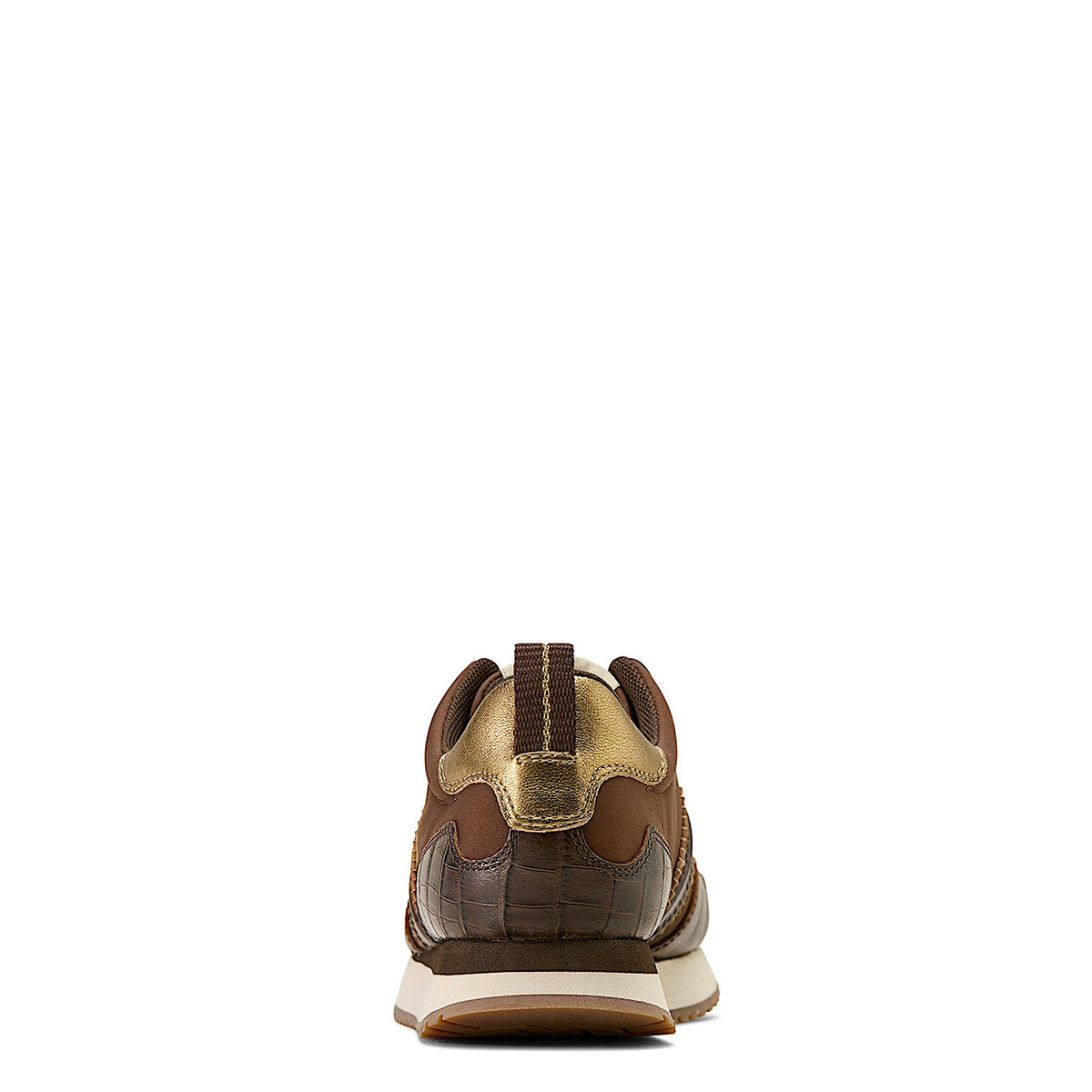 Ariat Women’s Ranch Runner Shoe - Aged Tan/Luxe Espresso Croc Print