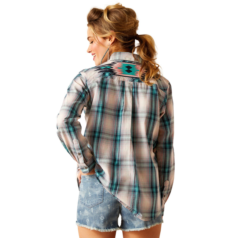 Ariat Women’s REAL Billie Jean Long Sleeve Shirt - Tomboy Plaid