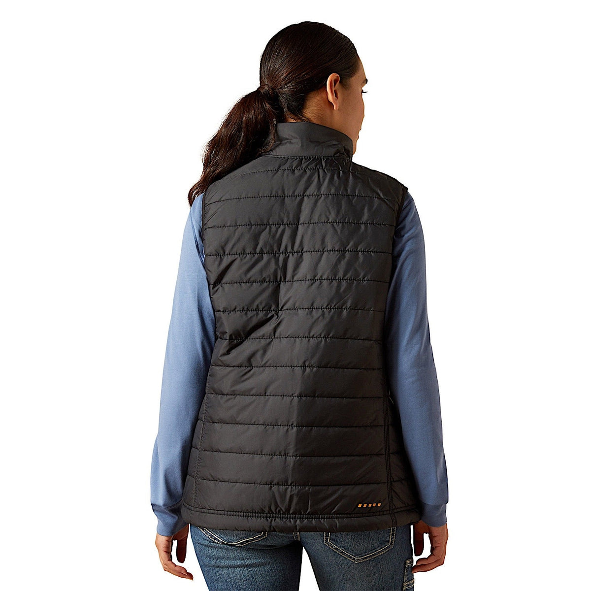 Ariat Womens Rebar Condura Ripstop Lightweight Insulated Vest - Black