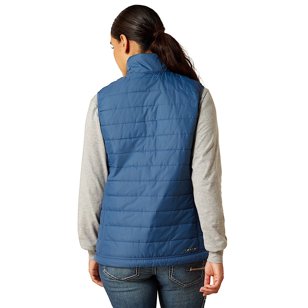 Ariat Womens Rebar Condura Ripstop Lightweight Insulated Vest - Ensign Blue