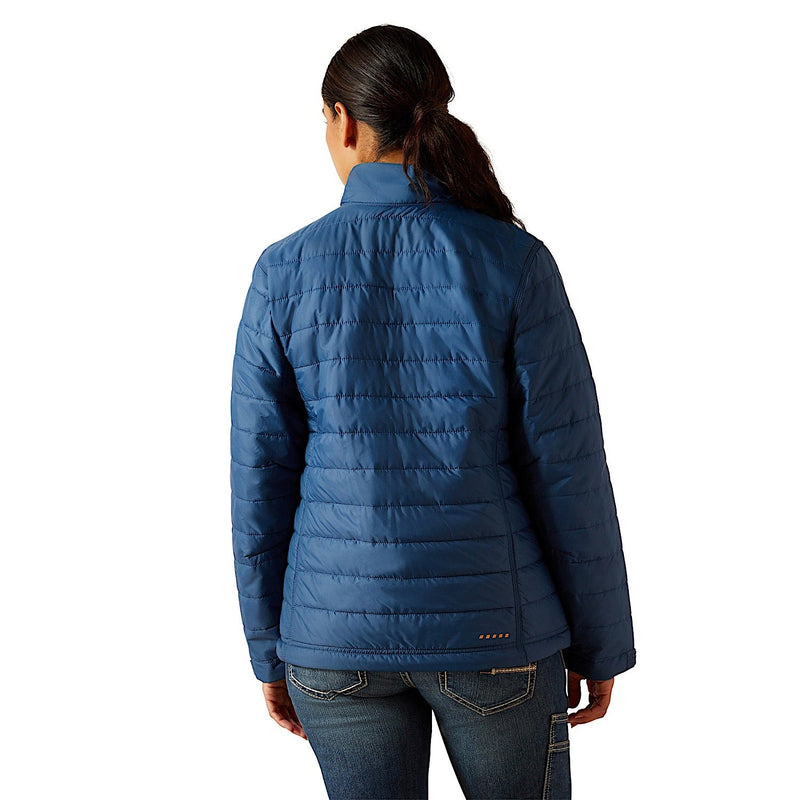 Ariat Womens Rebar Cordura Ripstop Lightweight Insulated Jacket - Ensign Blue