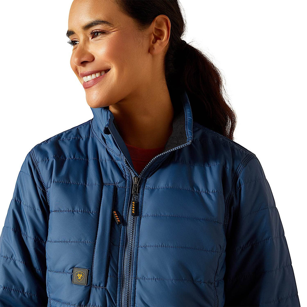 Ariat Womens Rebar Cordura Ripstop Lightweight Insulated Jacket - Ensign Blue