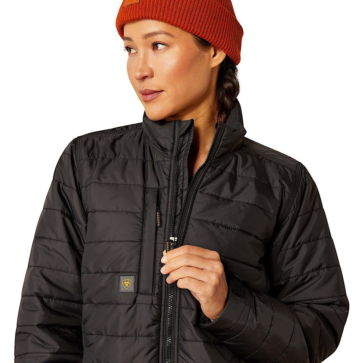 Ariat Womens Rebar Cordura Ripstop Lightweight Insulated Jacket - Black