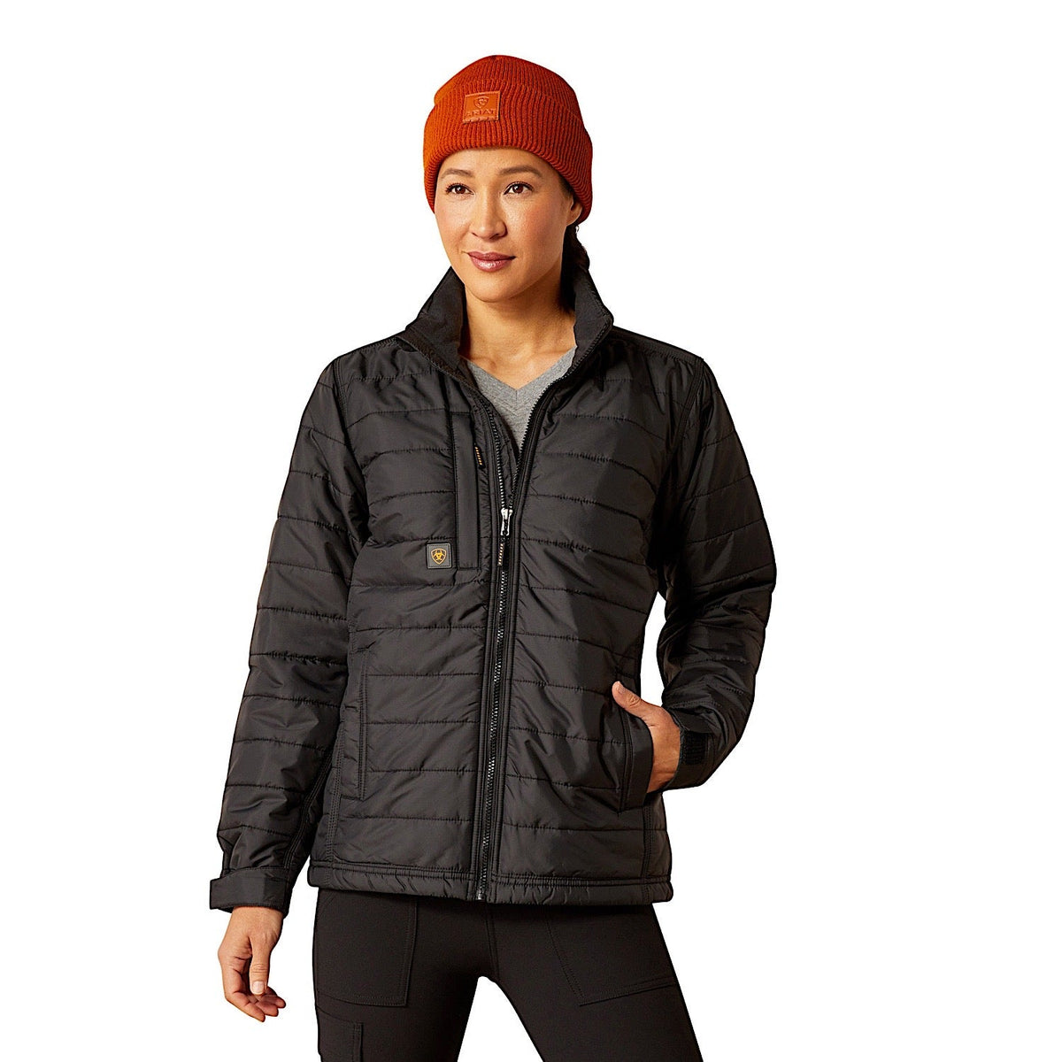 Ariat Womens Rebar Cordura Ripstop Lightweight Insulated Jacket - Black