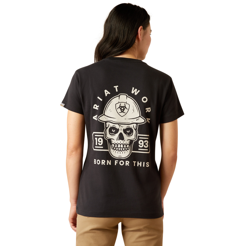 Ariat Womens Rebar Cotton Strong T Shirt - Black