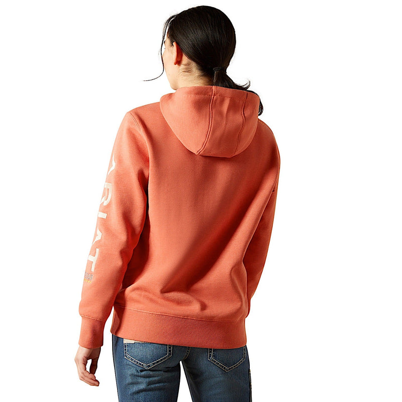 Ariat Womens Rebar Graphic Hoodie - Aragon Heather/Cameo
