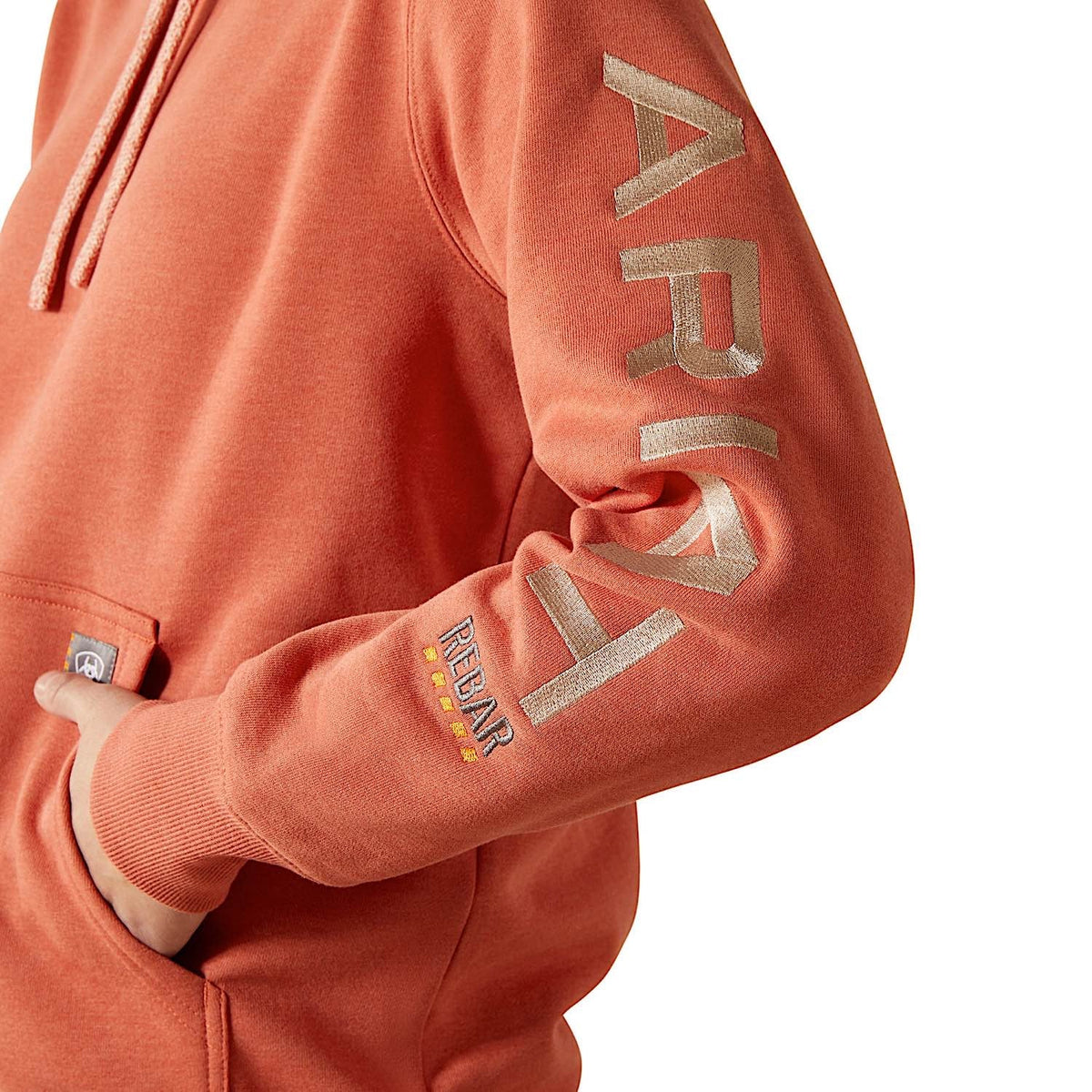 Ariat Womens Rebar Graphic Hoodie - Aragon Heather/Cameo