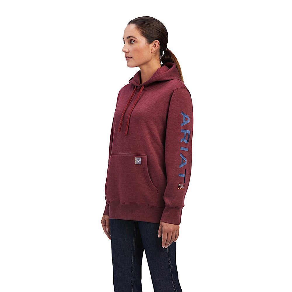 Ariat Women’s Rebar Graphic Hoodie Port Heather