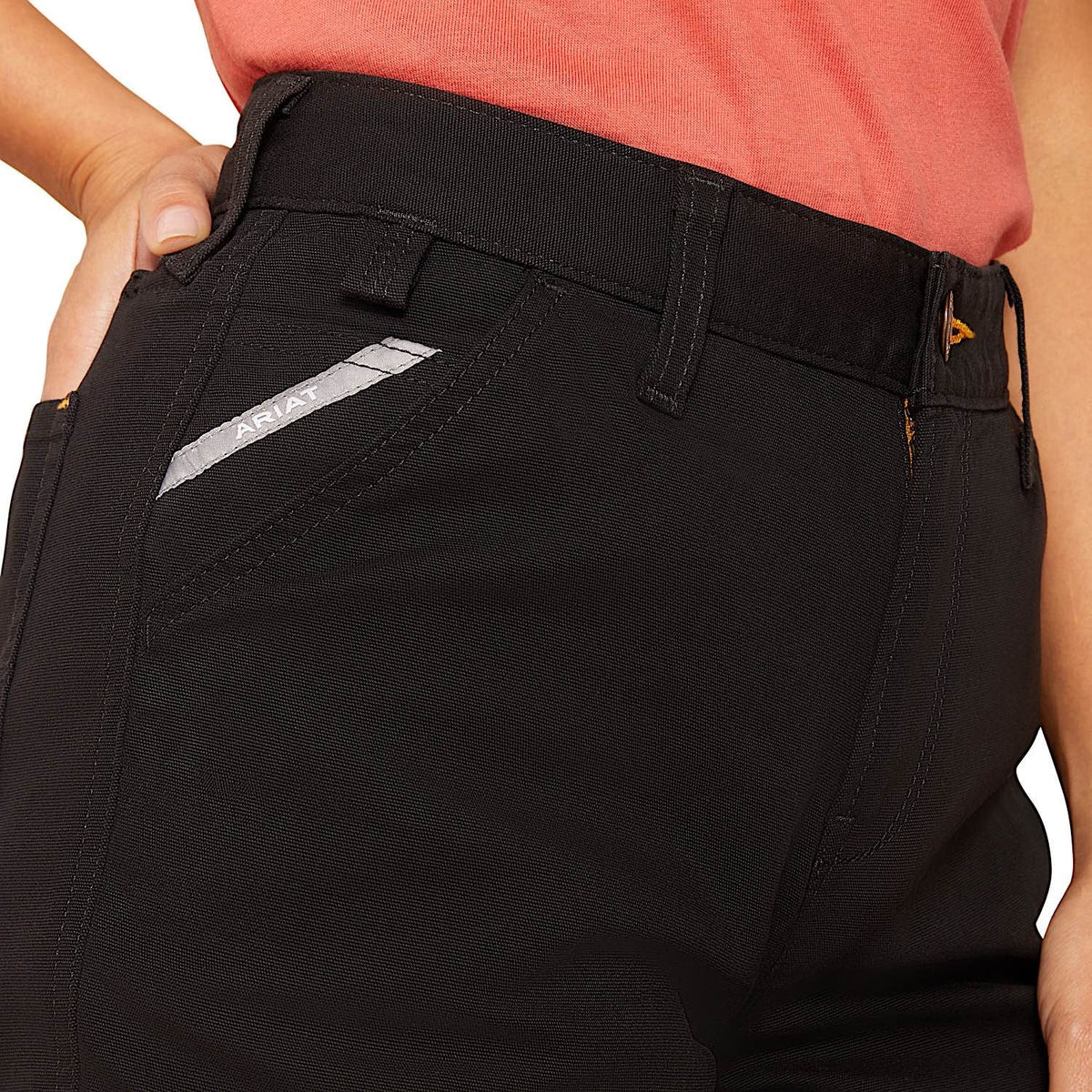 Ariat Women’s Rebar Perfect Rise Made Tough 6’’ Shorts - Black