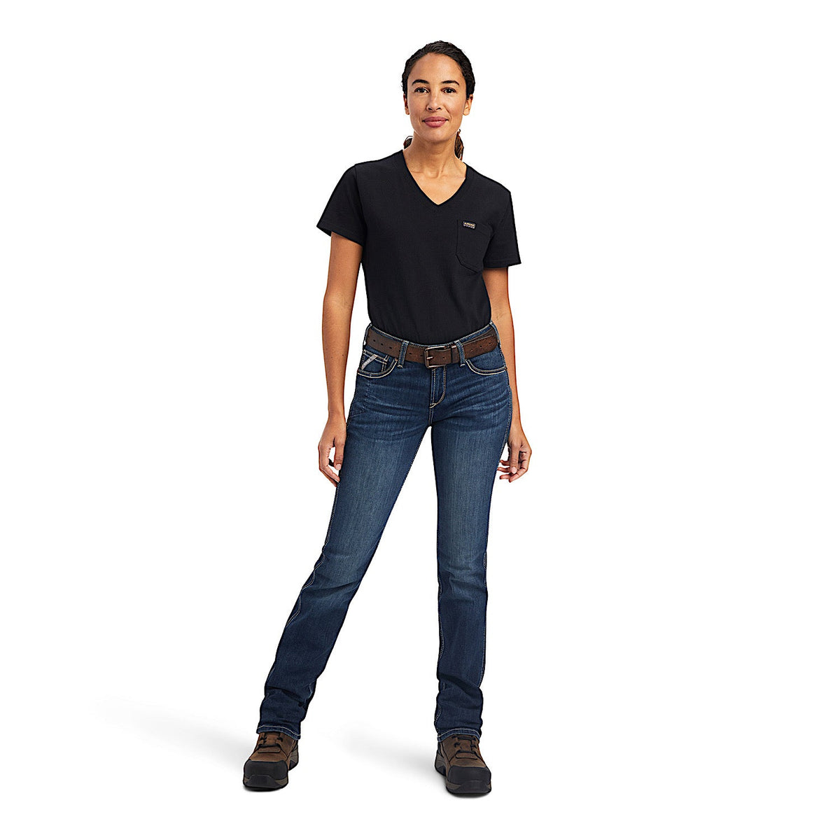 Ariat Women’s Rebar Riveter Perfect Rise Straight Leg Jeans - Atlanta
