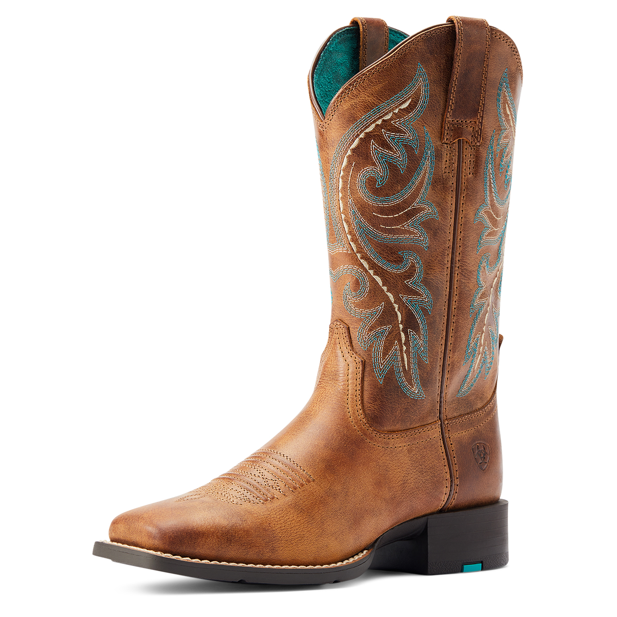 Ariat Women’s Round Up Back Zip Western Boot Desert Sand
