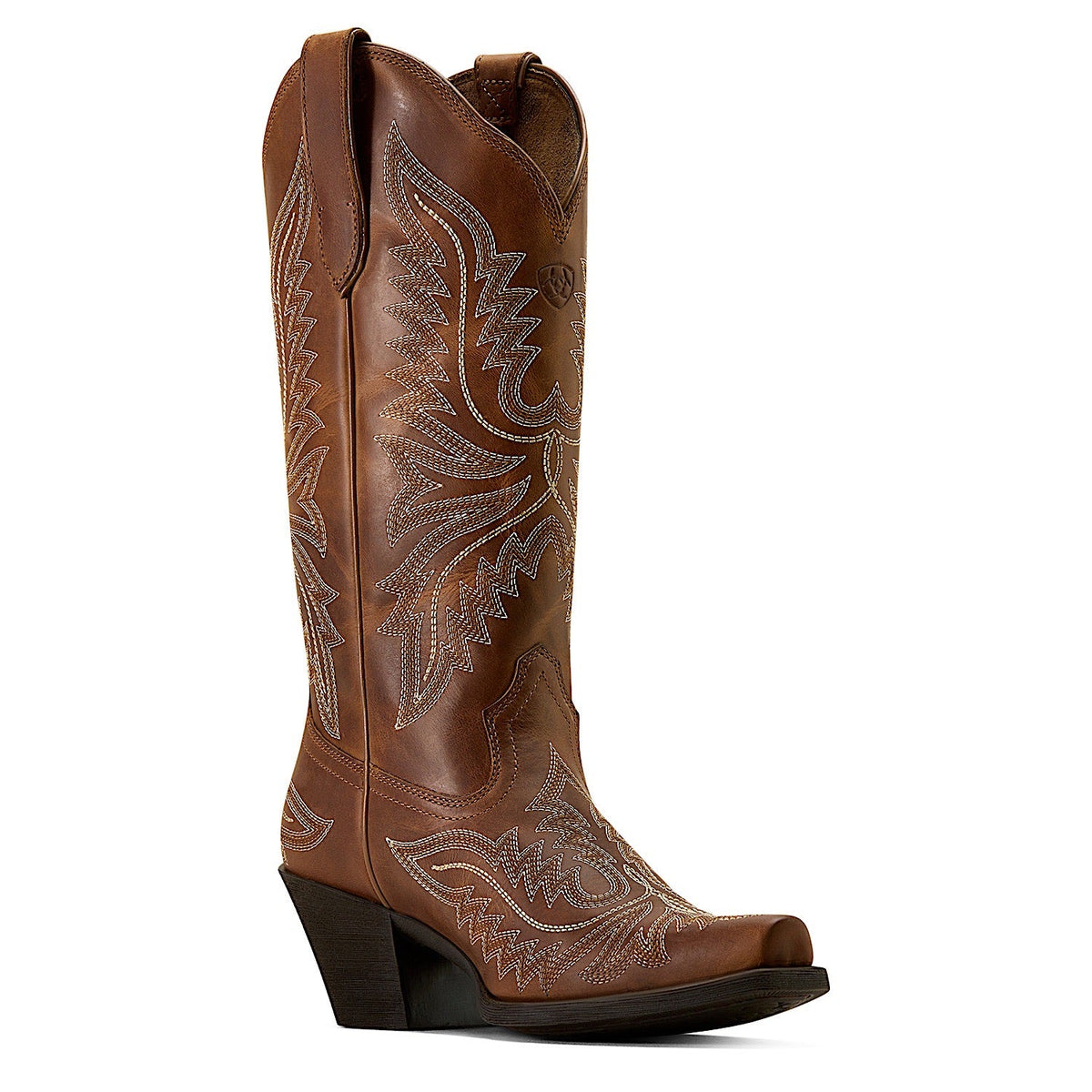 Ariat Womens Round Up Collins D Toe Western Boot - Smoked Wheat