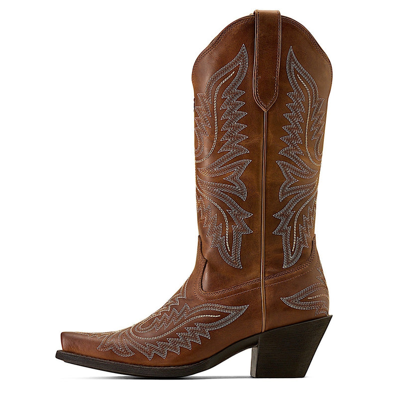 Ariat Womens Round Up Collins D Toe Western Boot - Smoked Wheat