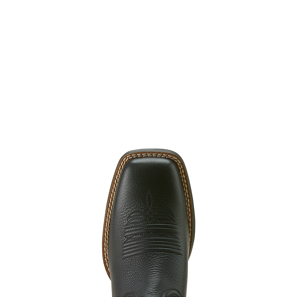 Ariat Women’s Round Up Filly Western Boot - Black Deertan/Blood Red