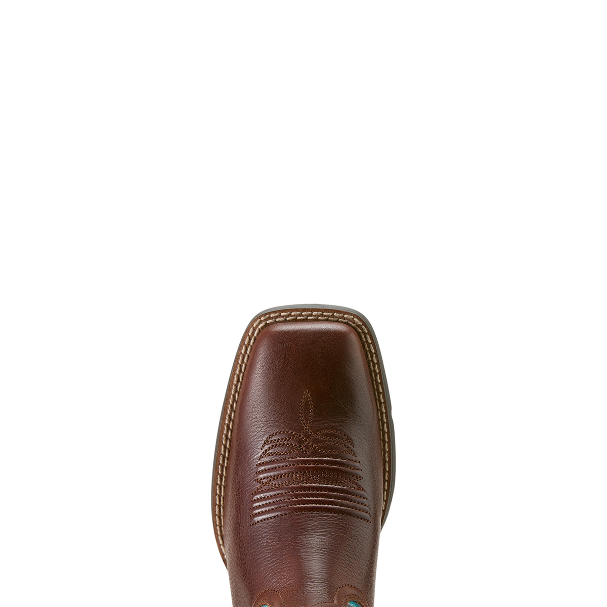 Ariat Women’s Round Up Filly Western Boot - Oiled Teak/Loyal Blue