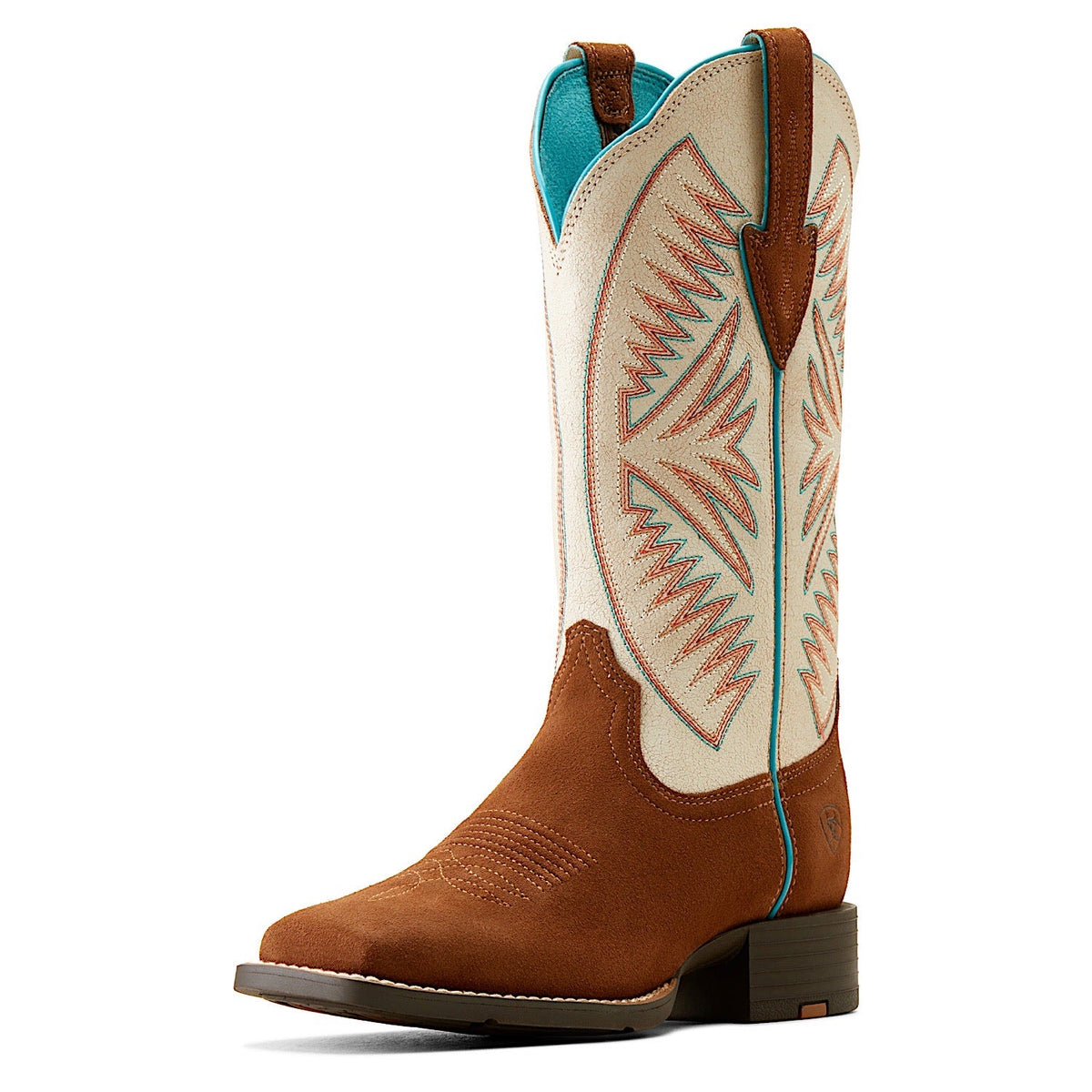 Ariat Women’s Round Up Ruidoso Cedar Roughout/ Matte Pearl Suede