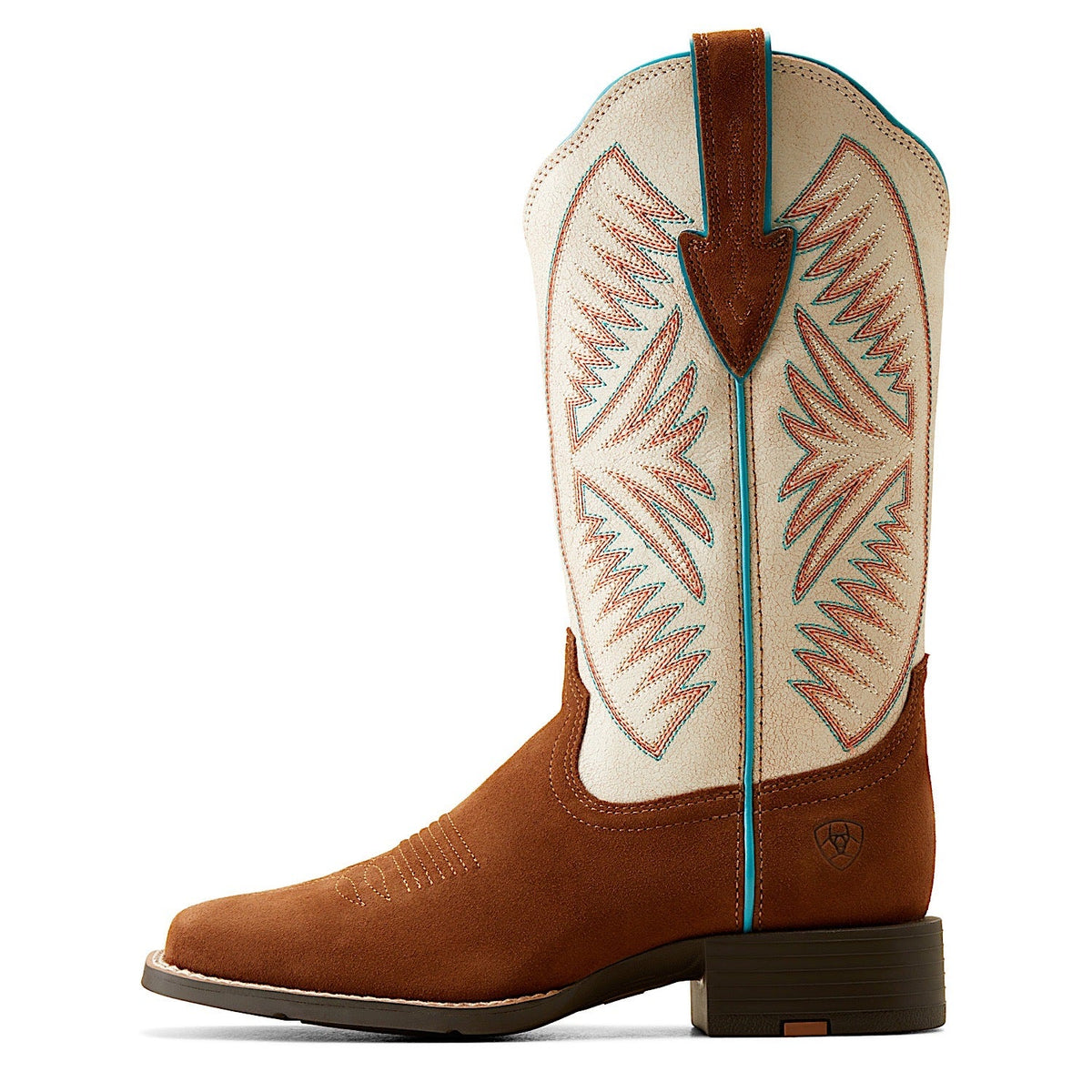 Ariat Women’s Round Up Ruidoso Cedar Roughout/ Matte Pearl Suede