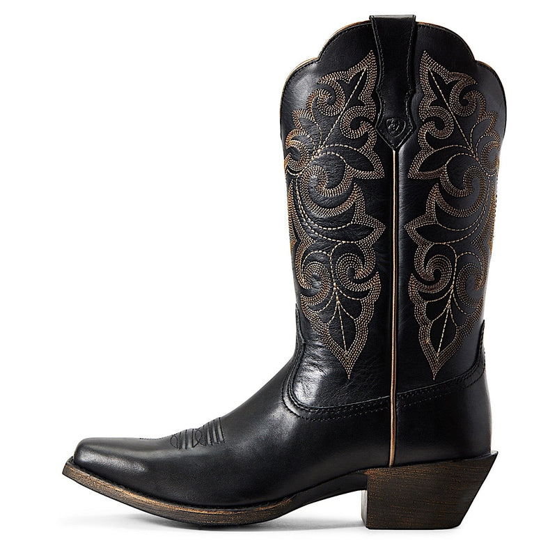 Ariat Women’s Round Up Square Toe Boot - Limousine Black
