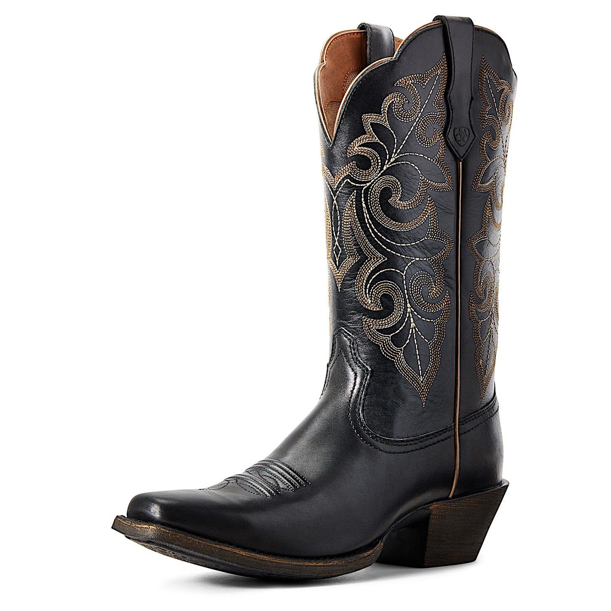 Ariat Women’s Round Up Square Toe Boot - Limousine Black