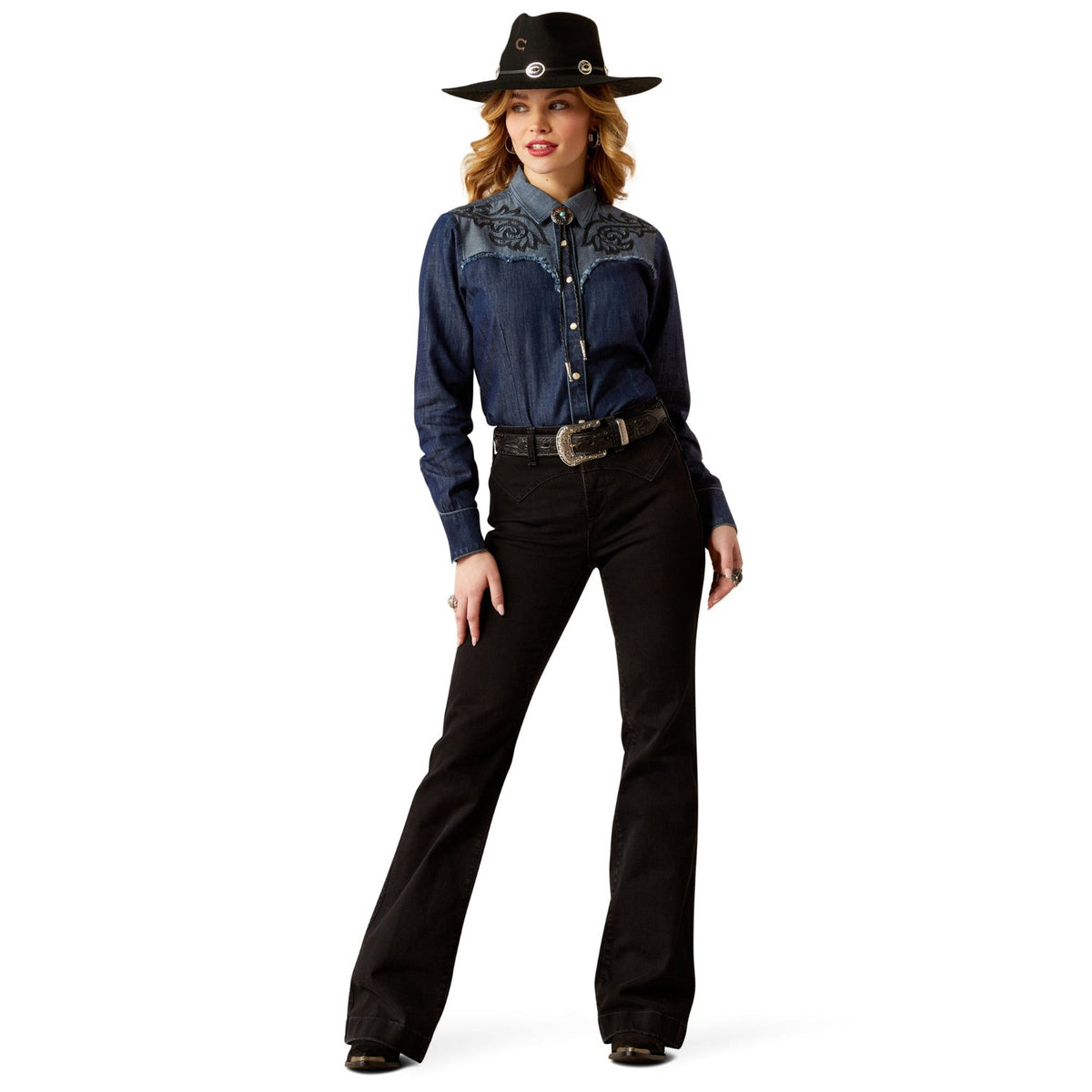 Ariat Women’s Second Fiddle Shirt - Medium Blue