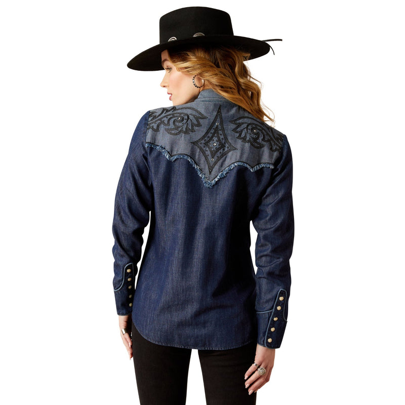 Ariat Women’s Second Fiddle Shirt - Medium Blue
