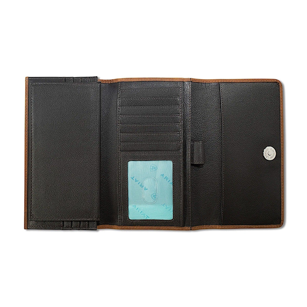 Ariat Womens Selma Wallet - Medium Brown