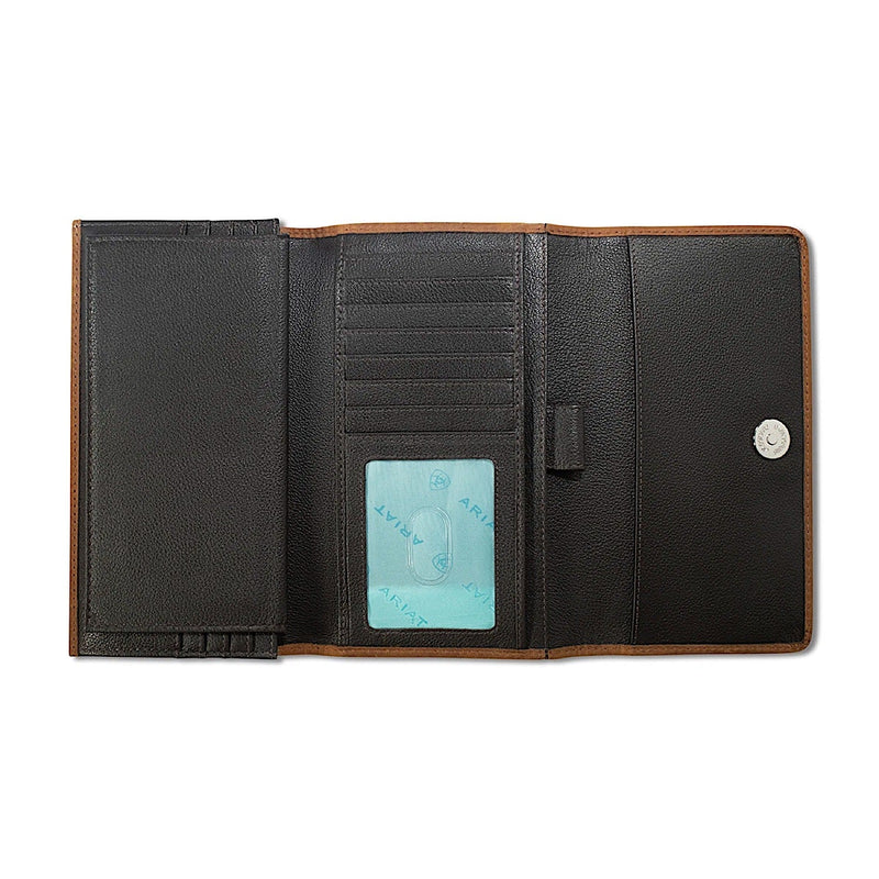 Ariat Womens Selma Wallet - Medium Brown