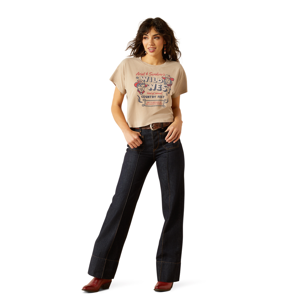 Ariat Womens Sendero X Ariat Wild West Country Fest Tee