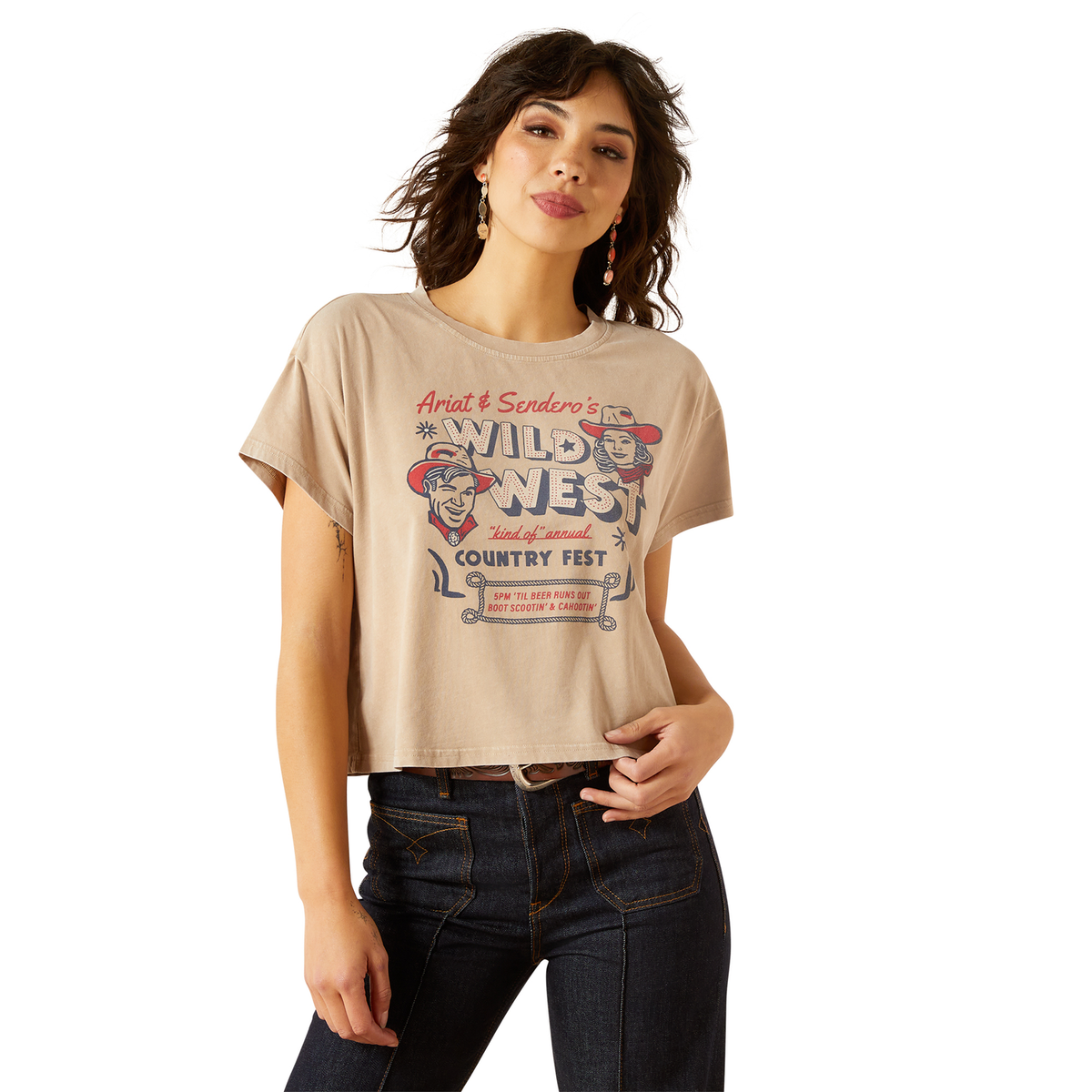 Ariat Womens Sendero X Ariat Wild West Country Fest Tee