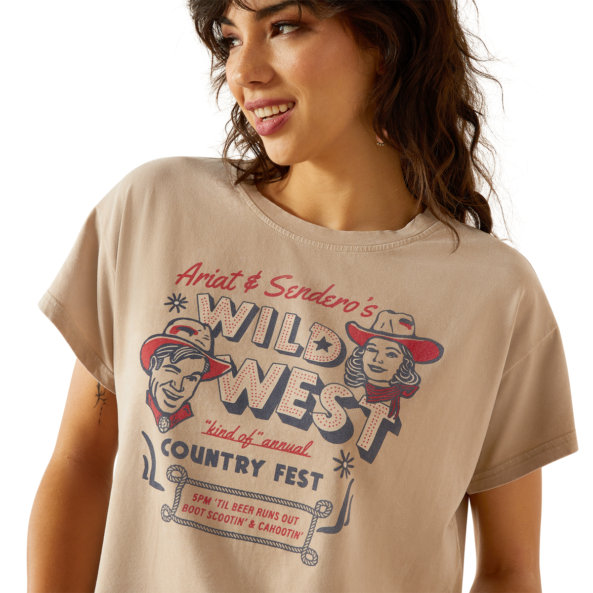 Ariat Womens Sendero X Ariat Wild West Country Fest Tee