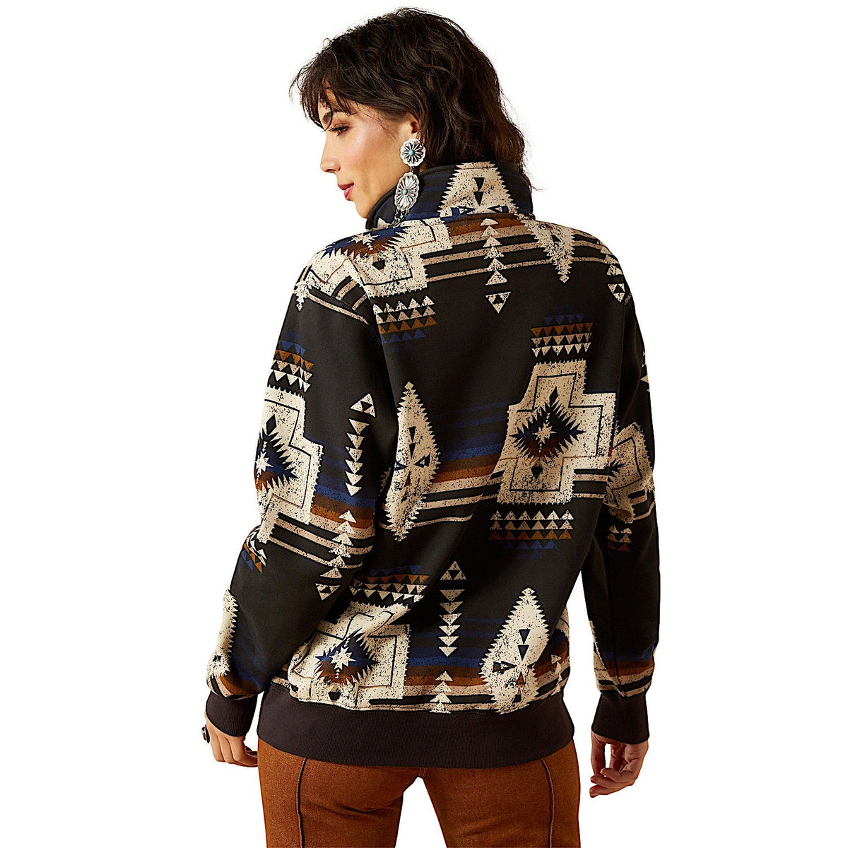 Ariat Womens Sienna 1/2 Zip Sweatshirt - Thornstone Print