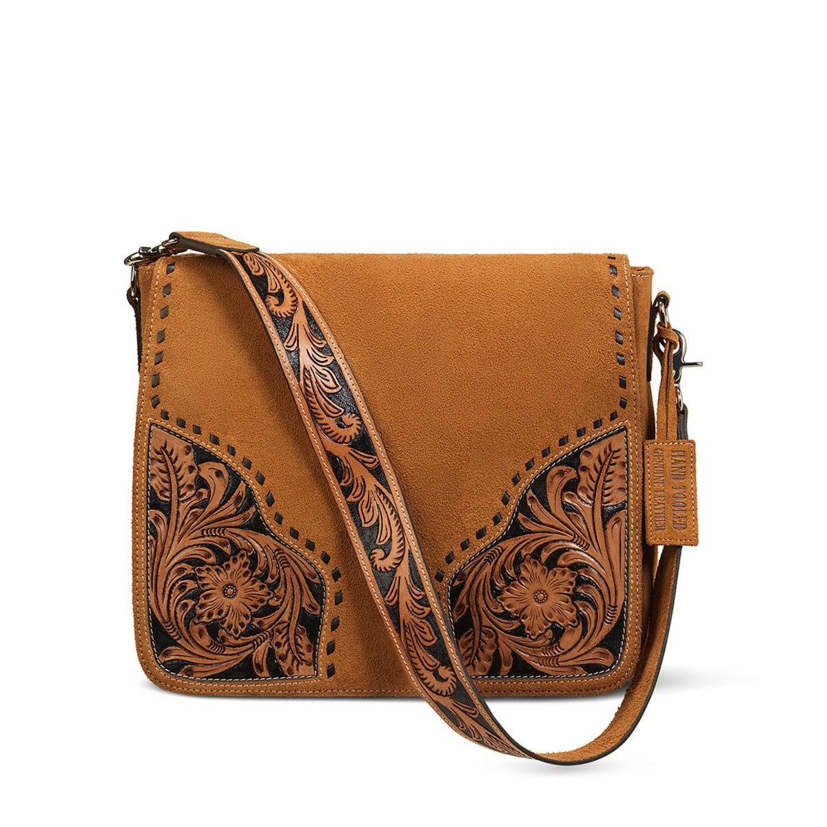 Ariat Women’s Sierra Shoulder Bag - Roughout Tan