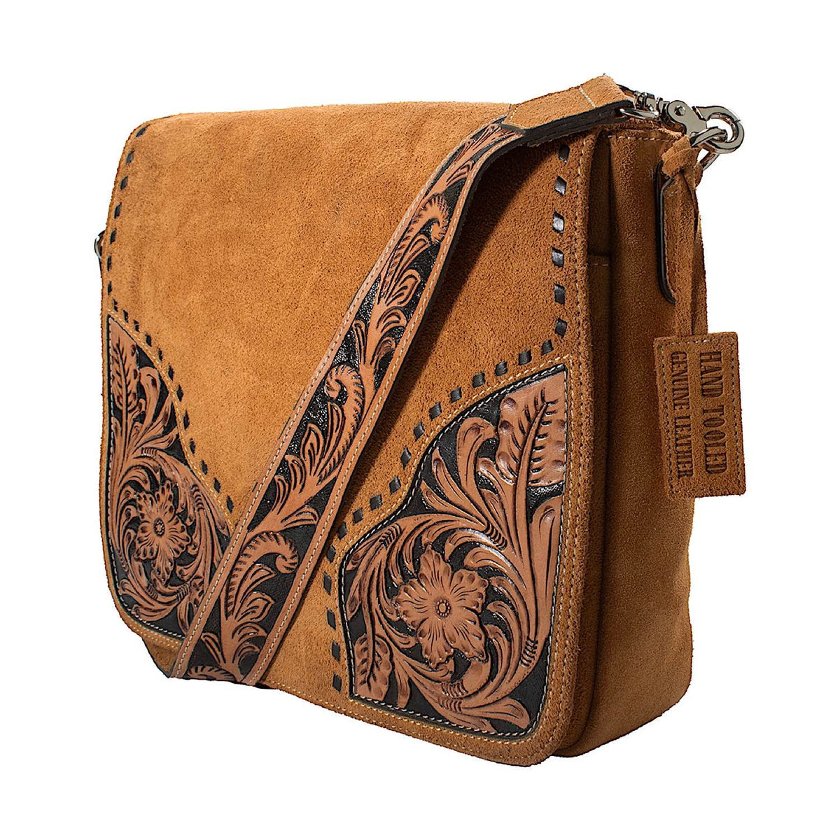 Ariat Women’s Sierra Shoulder Bag - Roughout Tan