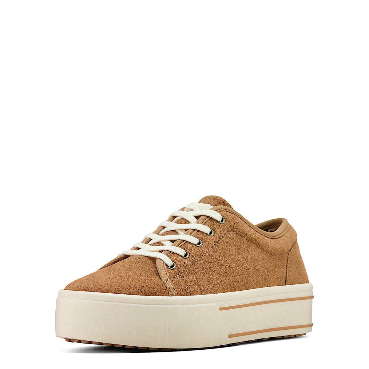 Ariat Womens Skylar Shoe - Dark Tan Suede
