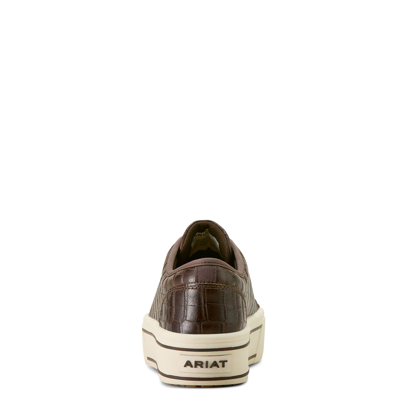 Ariat Womens Skylar Shoe - Luxe Espresso Croc Print