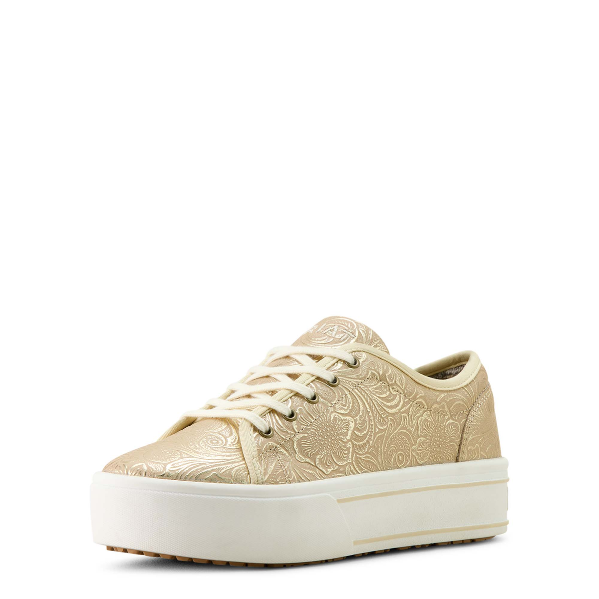 Ariat Womens Skylar Shoe - Pearl Floral Emboss