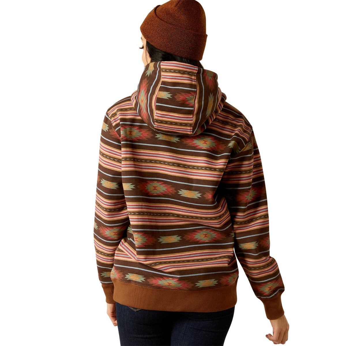 Ariat Women’s Skyline Hoodie - Soft Silt Serape Print - Ariat Womens Hoodies