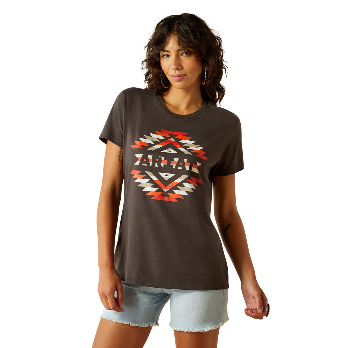 Ariat Womens Southwest Classic T Shirt - Vintage Black