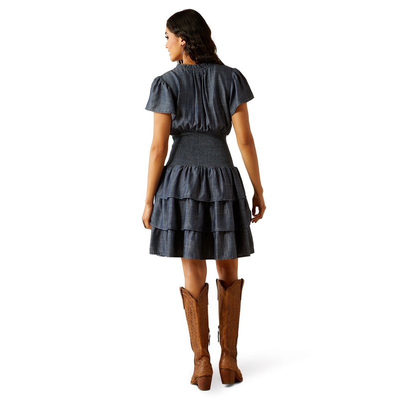 Ariat Women’s Stellar Dress - Medium Blue Chambray