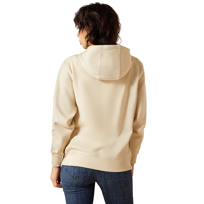 Ariat Womens Stitch Hoodie - Oyster Gray